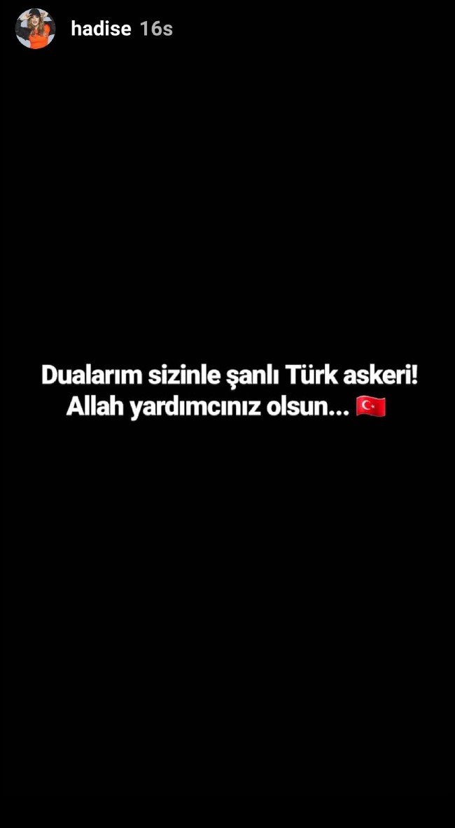 Barış Pınarı Harekatı'na ünlülerden tam destek... 7