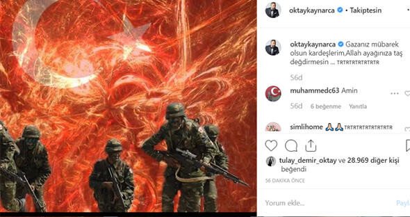 Barış Pınarı Harekatı'na ünlülerden tam destek... 14