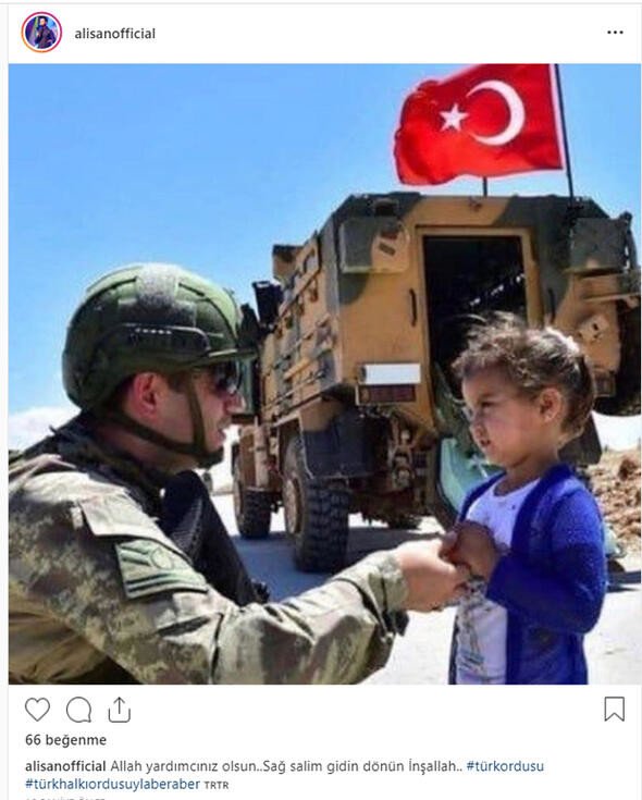 Barış Pınarı Harekatı'na ünlülerden tam destek... 16