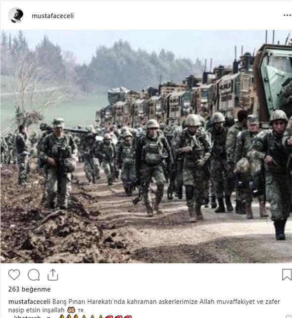 Barış Pınarı Harekatı'na ünlülerden tam destek... 21