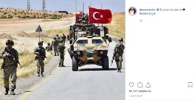 Barış Pınarı Harekatı'na ünlülerden tam destek... 11