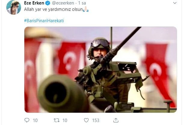Barış Pınarı Harekatı'na ünlülerden tam destek... 25