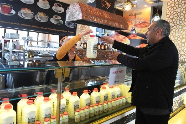 Başkentte Halk Süt raflarda 3