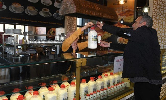 Başkentte Halk Süt raflarda 4