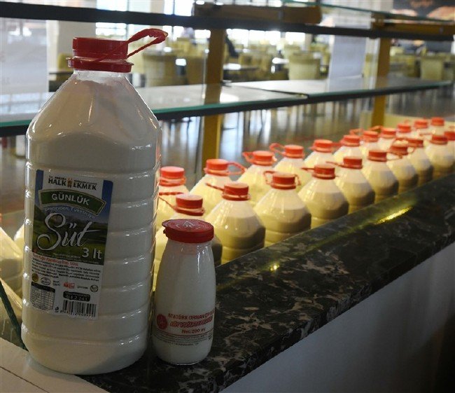 Başkentte Halk Süt raflarda 5