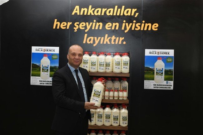 Başkentte Halk Süt raflarda 6