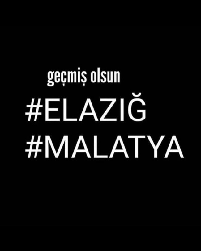 Deprem sonrası ünlülerden 'geçmiş olsun' mesajı 7