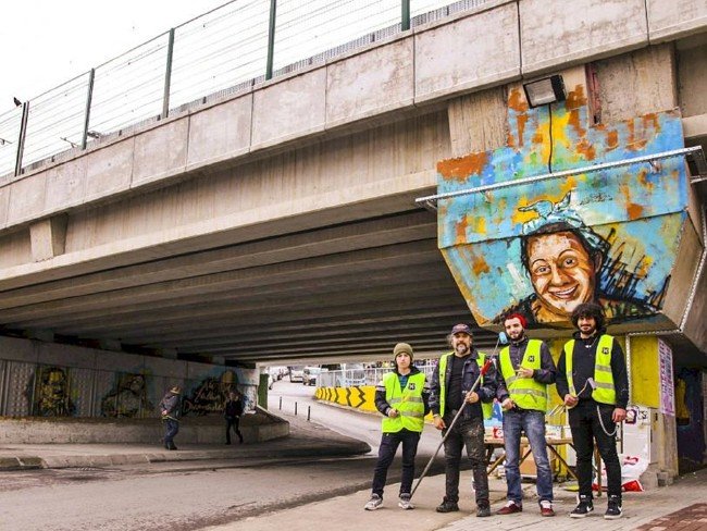 İstanbul'da Marmaray alt geçidi grafitilerle renklendi 5