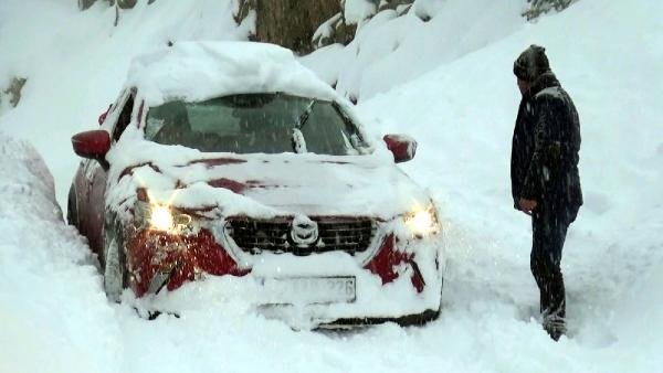 Artvin'de çığ düştü 11