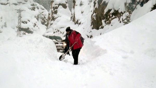 Artvin'de çığ düştü 6