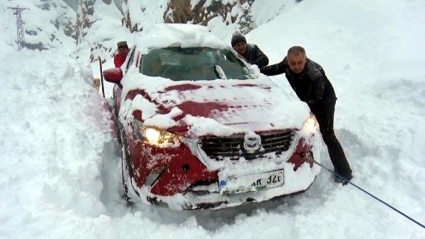 Artvin'de çığ düştü 8