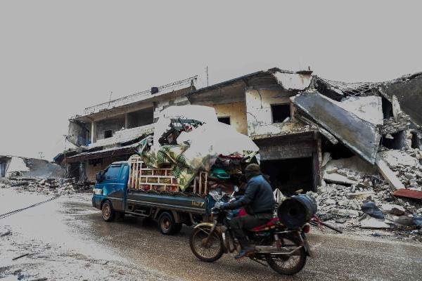 İdlib hayalet kente döndü 12