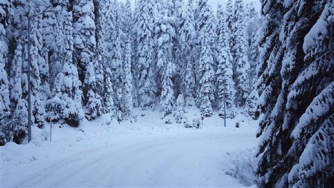 Türkiye'den kartpostallık kış manzaraları 5