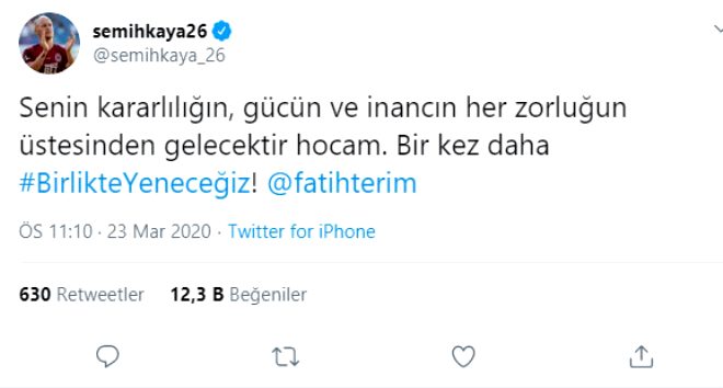 Koronavirüs testi pozitif çıkan Fatih Terim'e destek mesajı yağdı 14