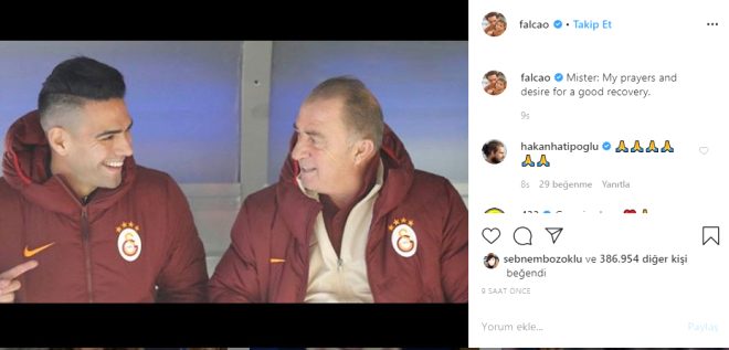 Koronavirüs testi pozitif çıkan Fatih Terim'e destek mesajı yağdı 15