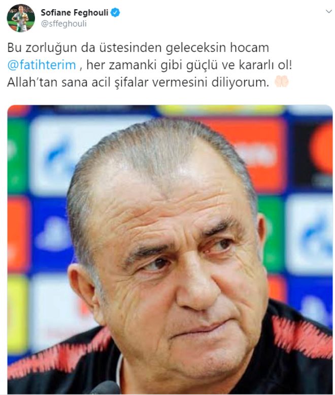 Koronavirüs testi pozitif çıkan Fatih Terim'e destek mesajı yağdı 17