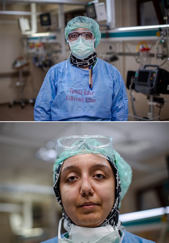 Maskenin ardındaki fedakarlık hikayeleri: En çok çocuğuma sarılmayı özledim 1