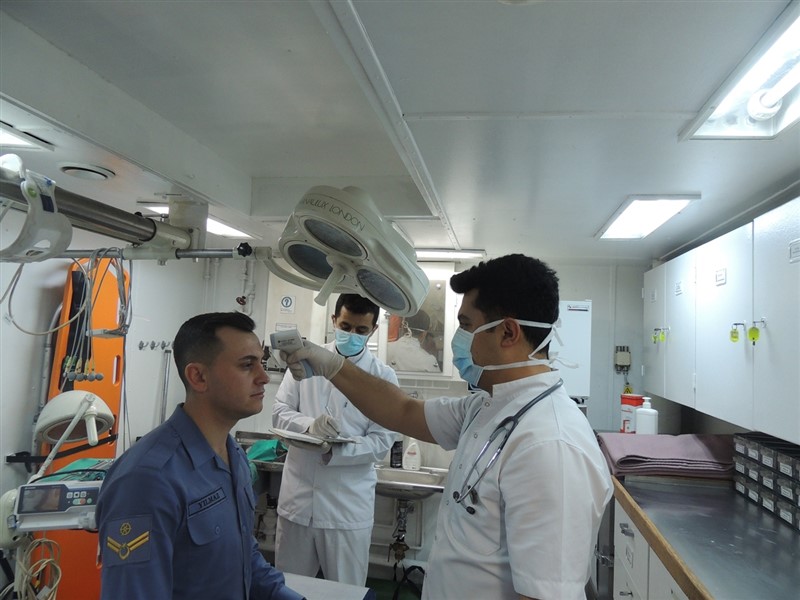 Deniz Kuvvetleri Komutanlığında koronavirüse karşı yoğun önlem 17