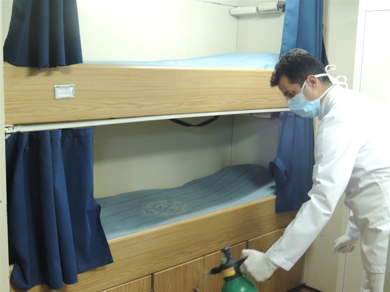 Deniz Kuvvetleri Komutanlığında koronavirüse karşı yoğun önlem 15