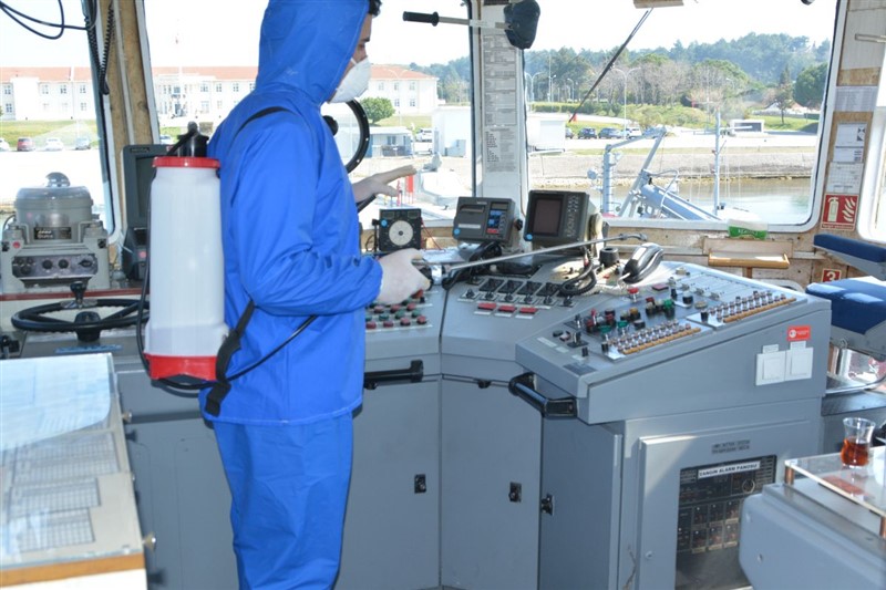 Deniz Kuvvetleri Komutanlığında koronavirüse karşı yoğun önlem 9