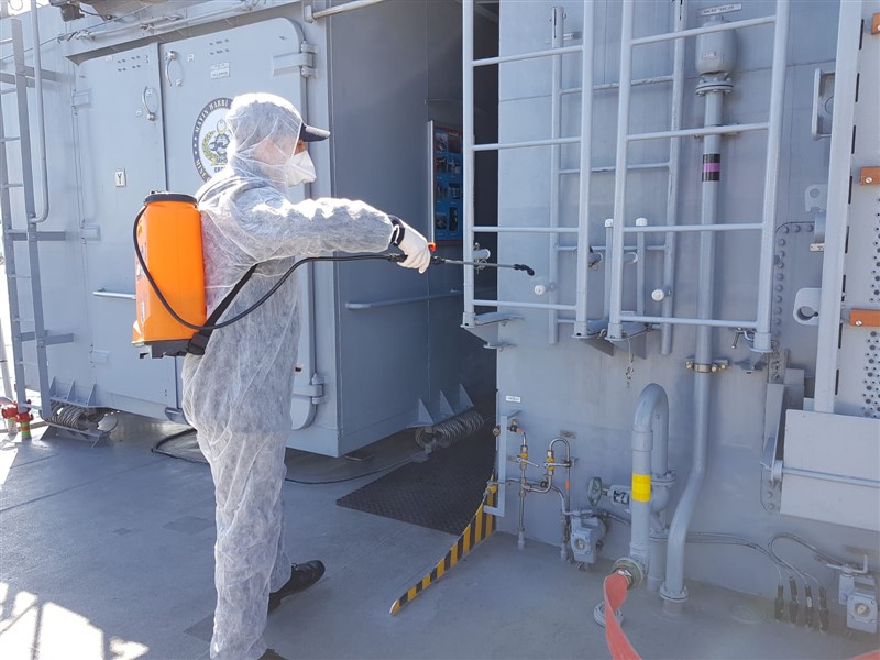 Deniz Kuvvetleri Komutanlığında koronavirüse karşı yoğun önlem 6