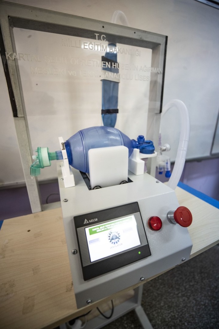 Bu kez İstanbul'da üretildi: MEB'den uzaktan kontrollü solunum cihazı 13