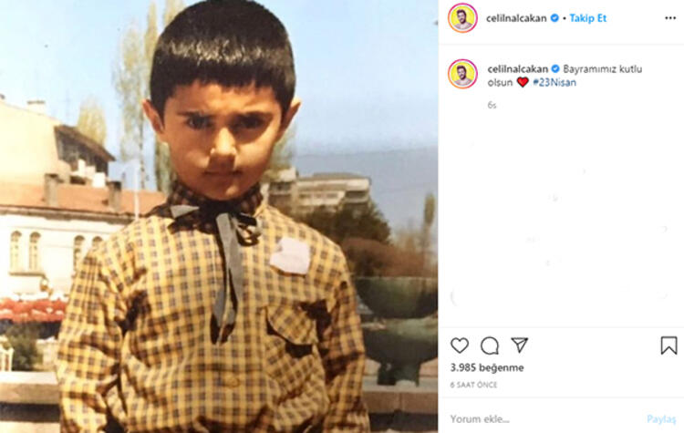 Ünlülerden duygulandıran 23 Nisan paylaşımları 5