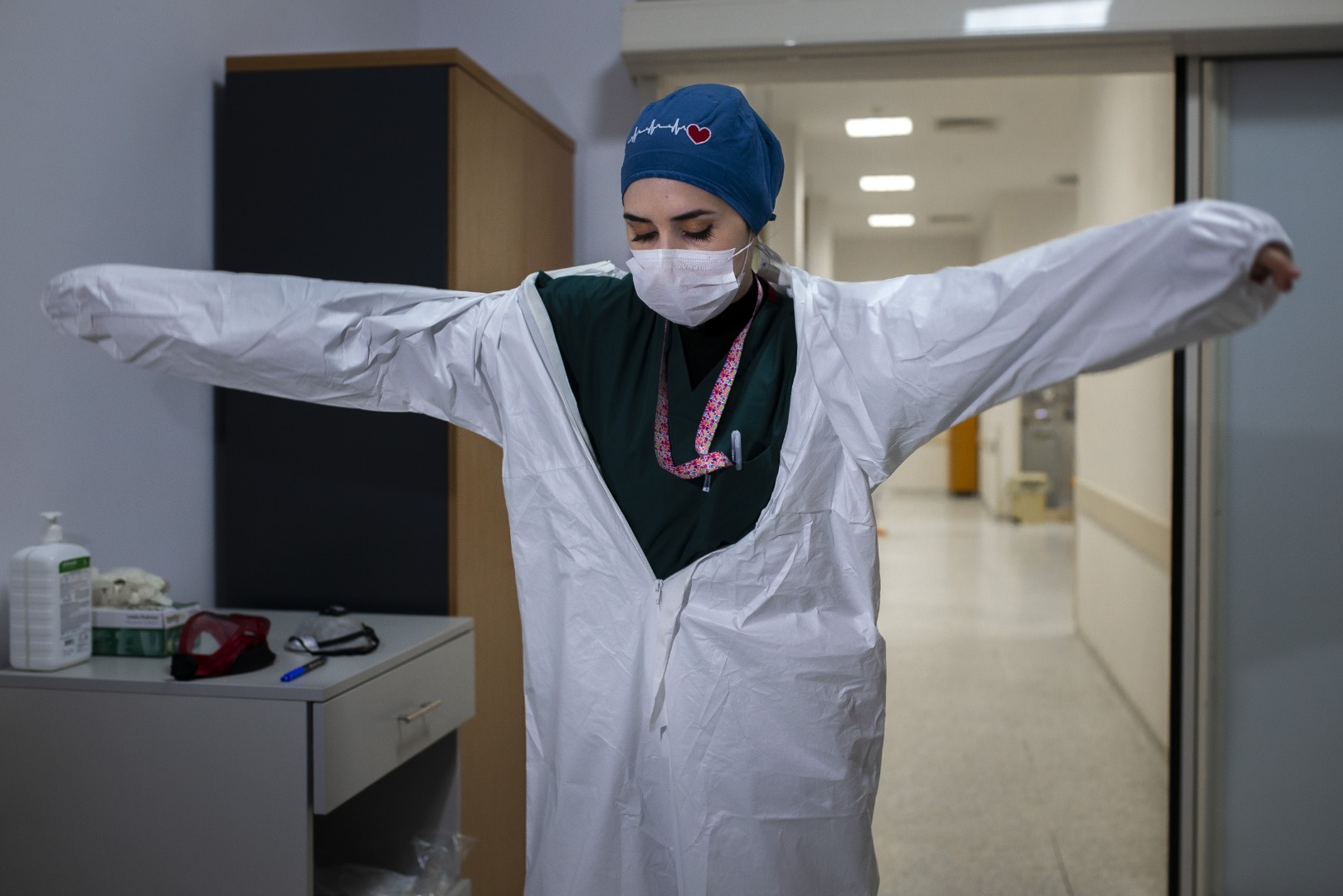 5 asırlık ''Haseki Darüşşifası''nın koronavirüsle mücadelesinden çarpıcı görüntüler 22