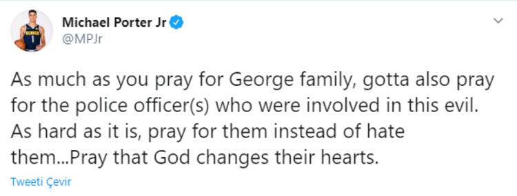Eski NBA yıldızı George Floyd'u göz yaşlarıyla anlattı: Değişim onun ismiyle başlayacak 16