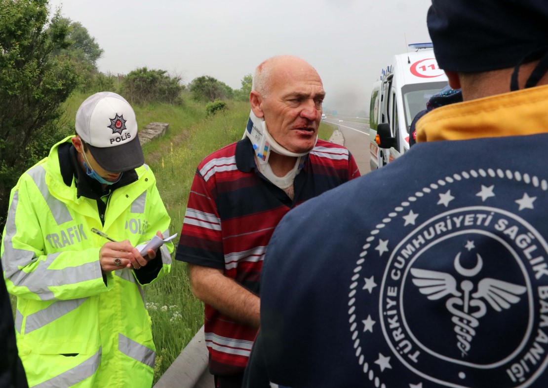 Bolu'da korku dolu anlar... Kanala uçan cipten kurtuldular 7