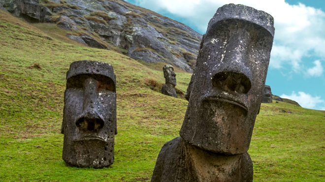 Gizemi binlerce yıldır çözülemeyen Moai Heykelleri görenleri şaşırtıyor 10