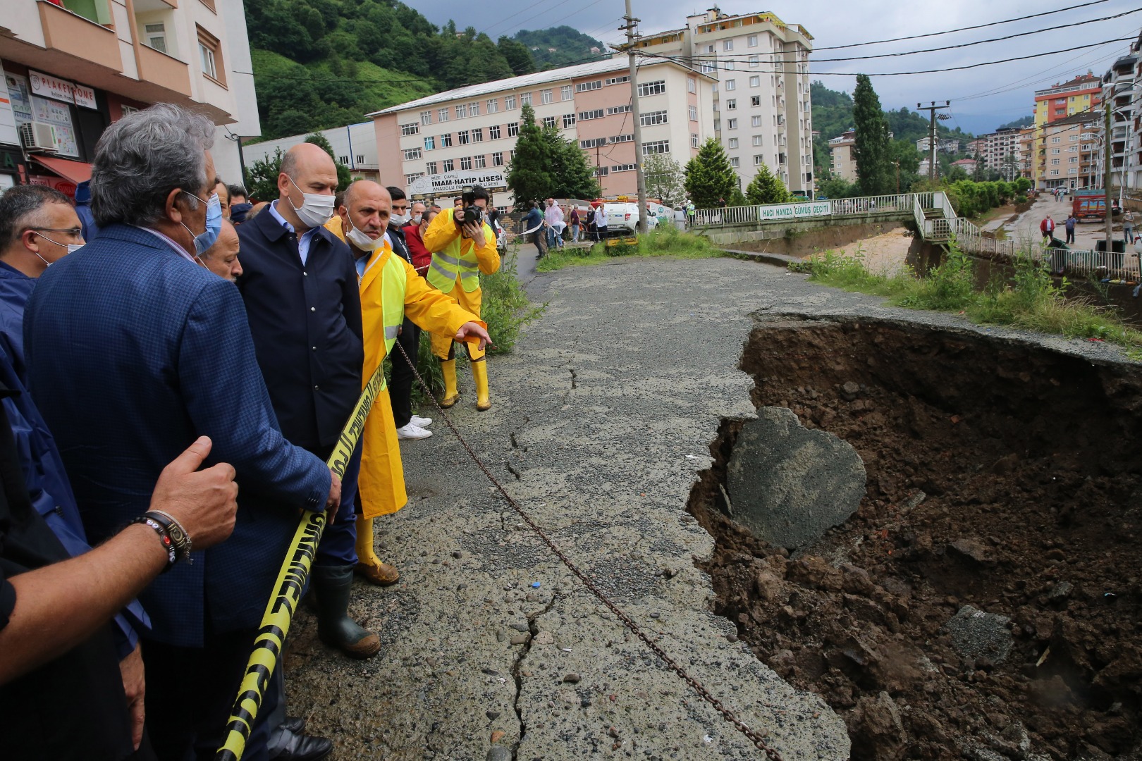 İşte Rize'yi vuran sel felaketinin yürek yakan görüntüsü 8