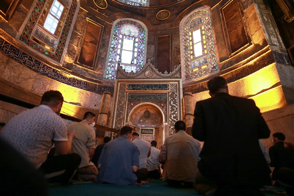 86 yıl sonra Ayasofya'da bayram namazı! Binler katıldı 20
