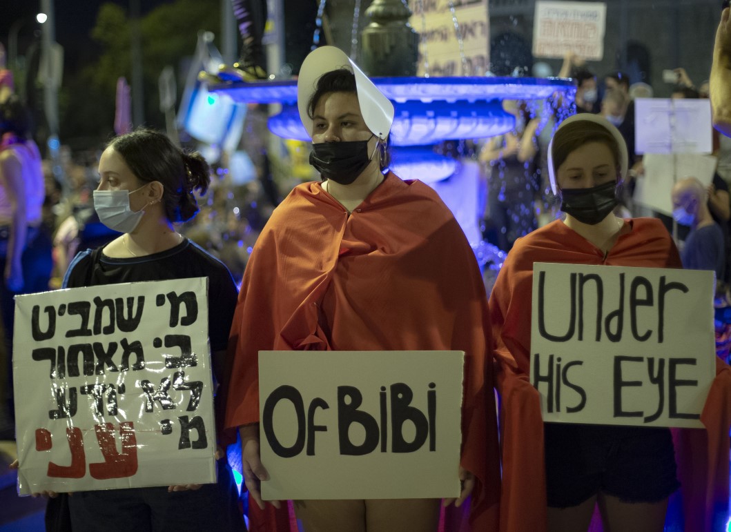 İsrail'de 'yolsuzluk' isyanı: Yalancı Netanyahu evine dön! 30