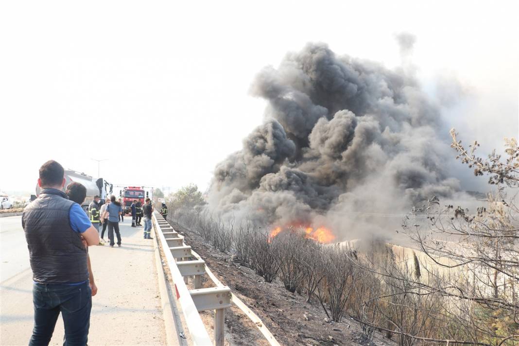 Son dakika! Hatay'da orman yangını! Alevler kente sıçradı 40