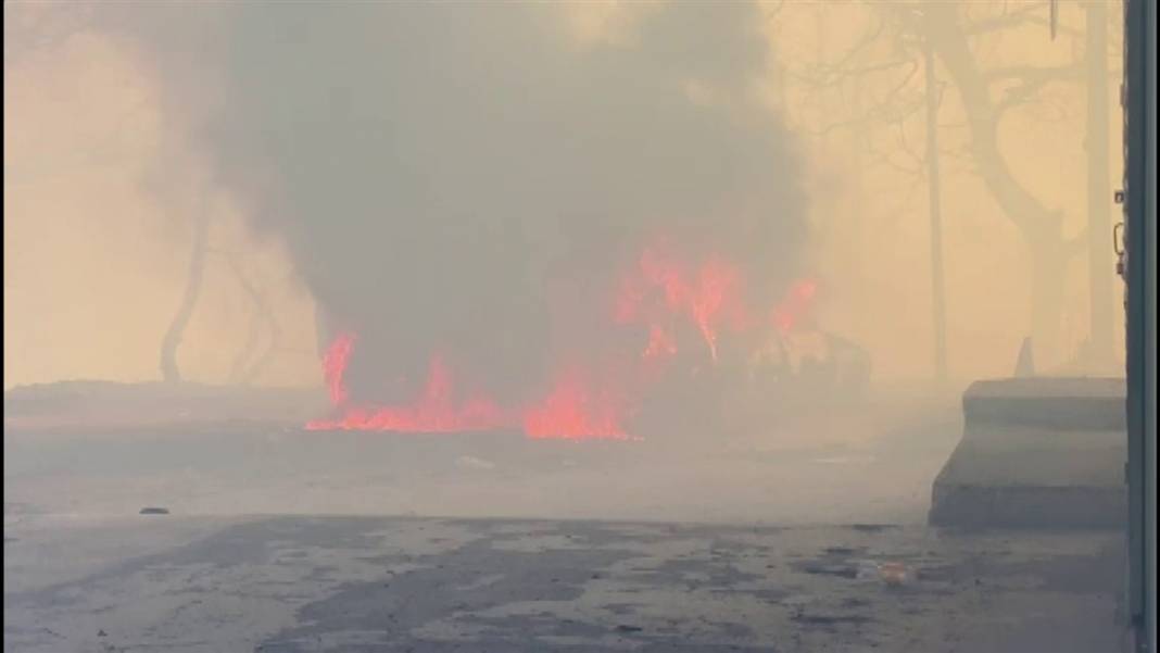 Son dakika! Hatay'da orman yangını! Alevler kente sıçradı 11