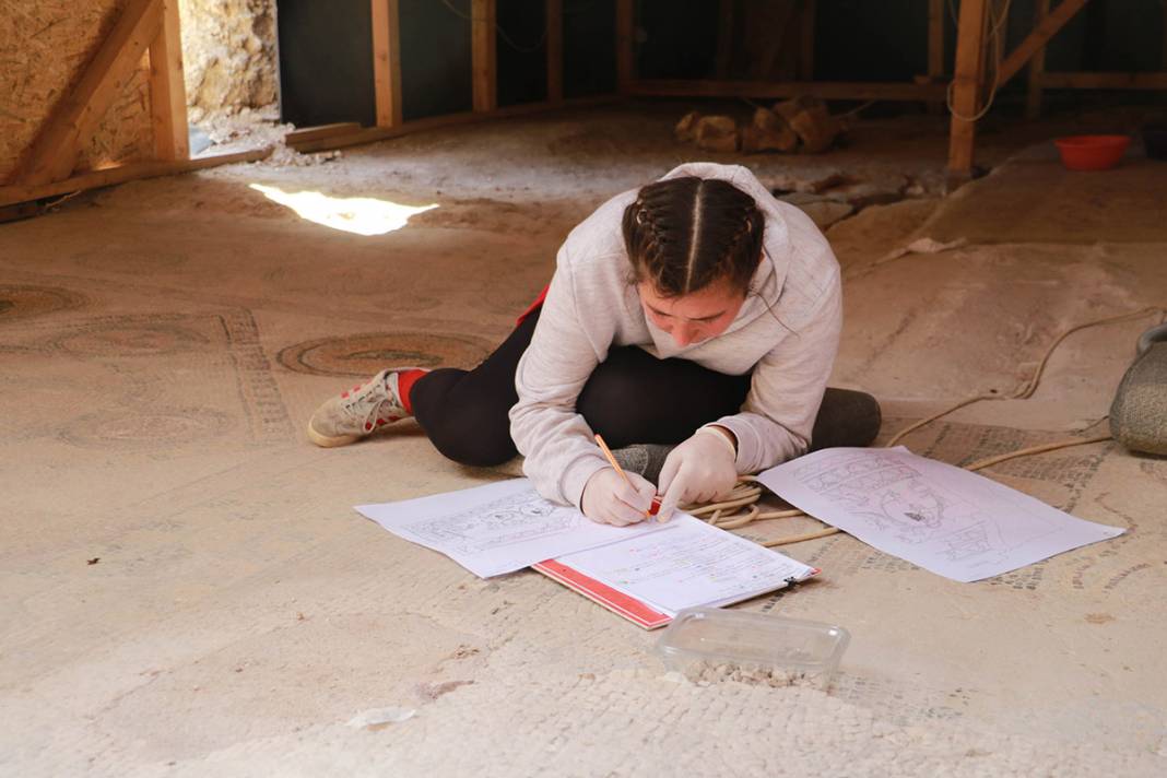 Sadece Zeugma'da olduğu biliniyordu! Karadeniz'de bulunan mozaikler şaşırttı 16