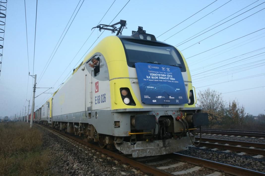 Çin'e giden ilk ihracat treni sonunda yola çıktı 6