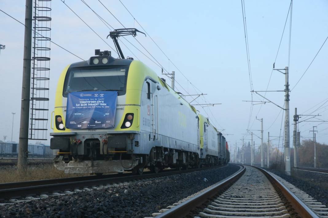 Çin'e giden ilk ihracat treni sonunda yola çıktı 7