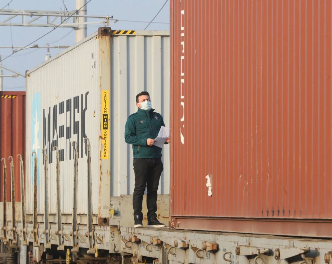 Çin'e giden ilk ihracat treni sonunda yola çıktı 14