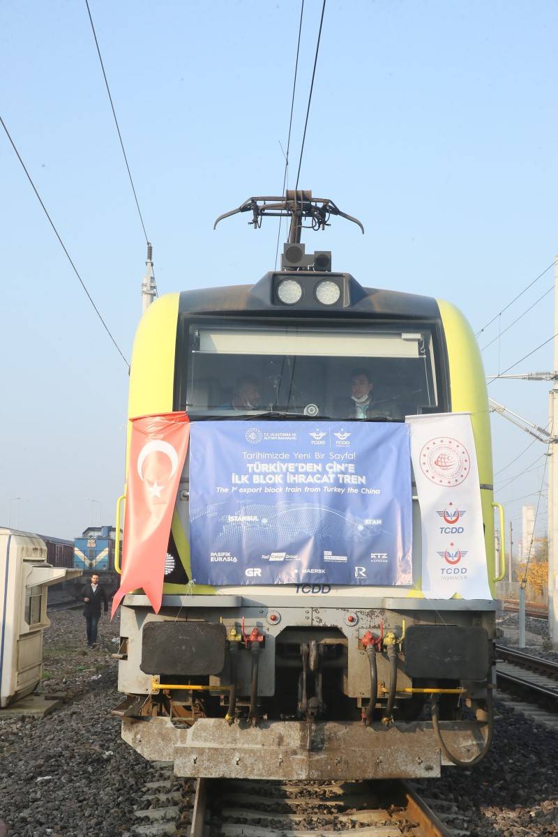 Çin'e giden ilk ihracat treni sonunda yola çıktı 15