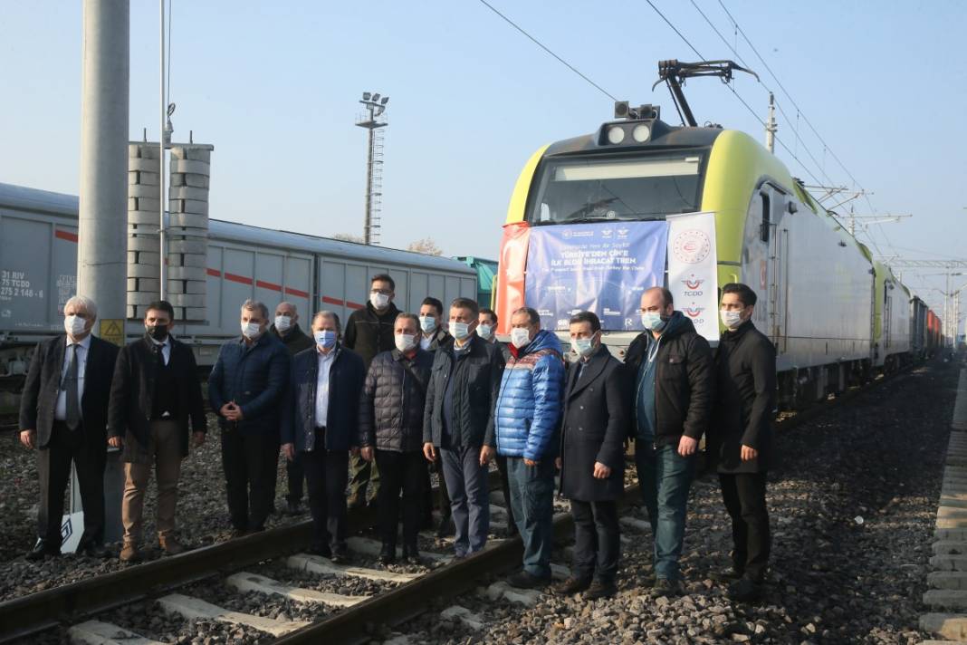 Çin'e giden ilk ihracat treni sonunda yola çıktı 17