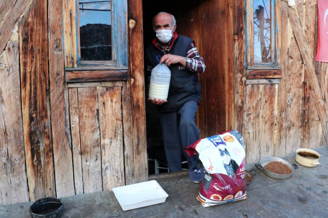 Havyan dostları için her gün 10 kilometre yürüyor 8