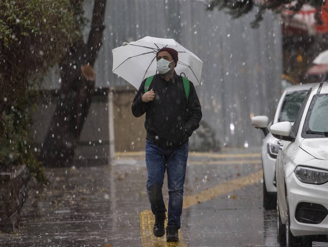 Lodos bitti, kar başladı... İşte kar yağışı olan iller 3