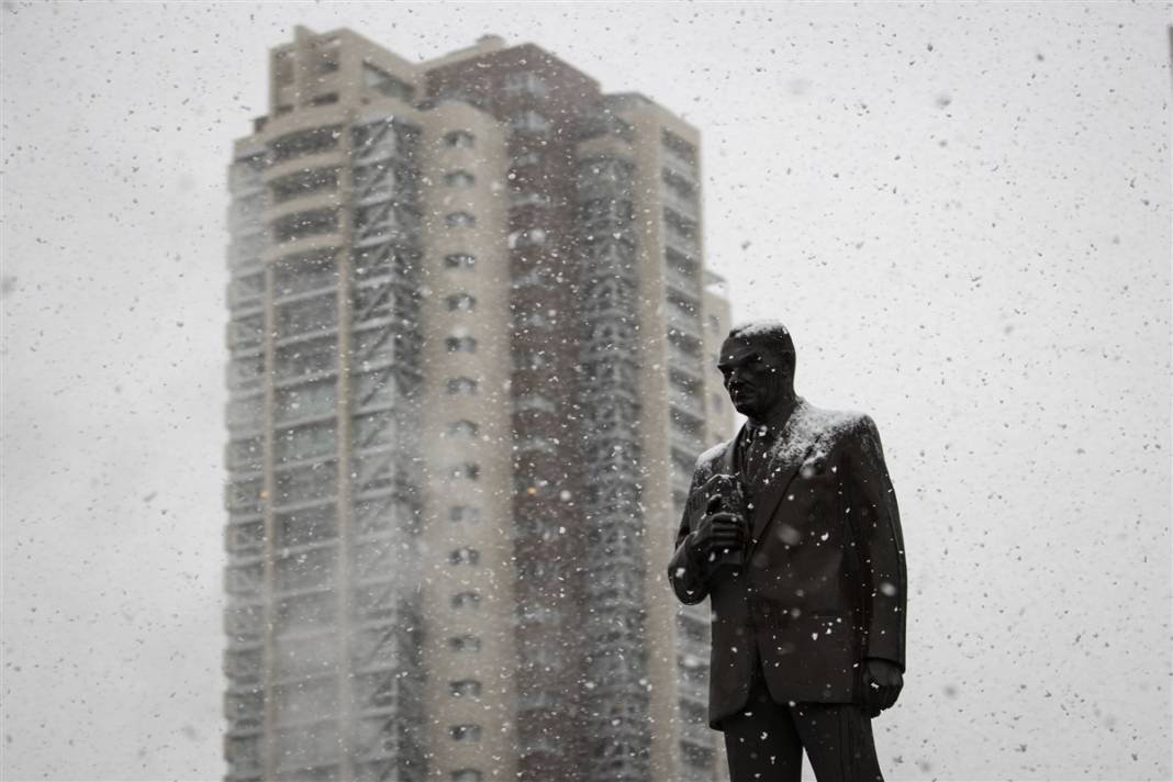 Lodos bitti, kar başladı... İşte kar yağışı olan iller 10