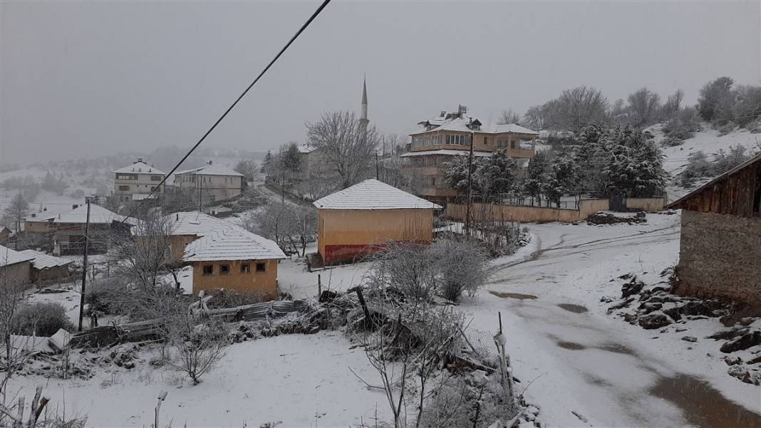Lodos bitti, kar başladı... İşte kar yağışı olan iller 31