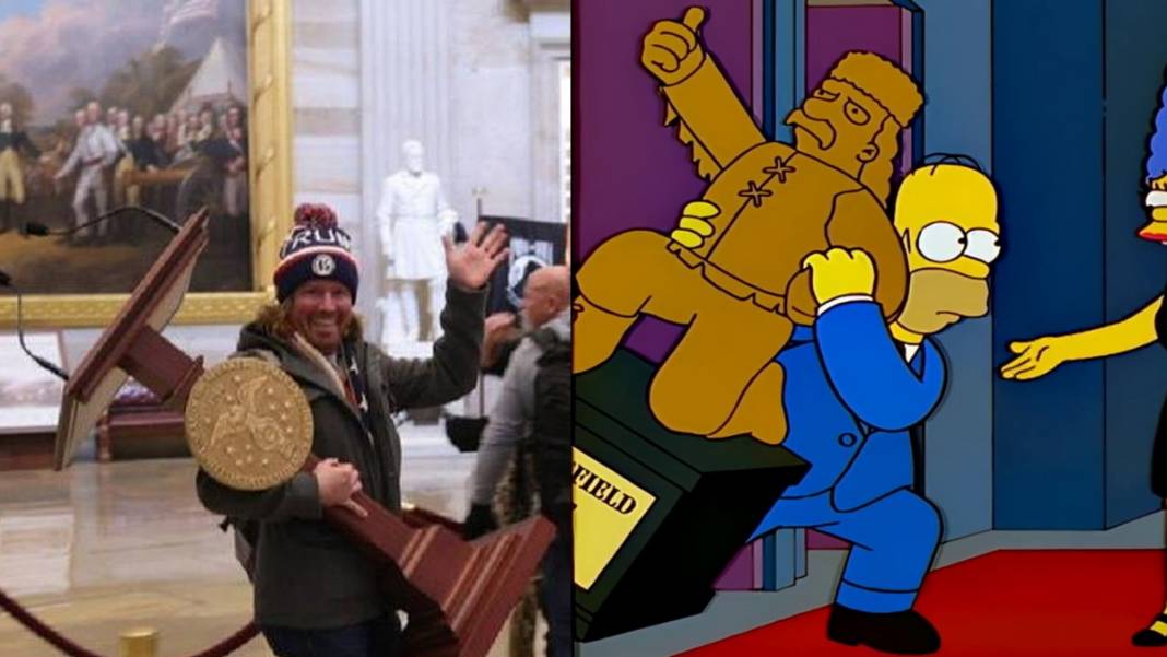 Simpsonlar, Kongre Binasının işgalini de bildi 2