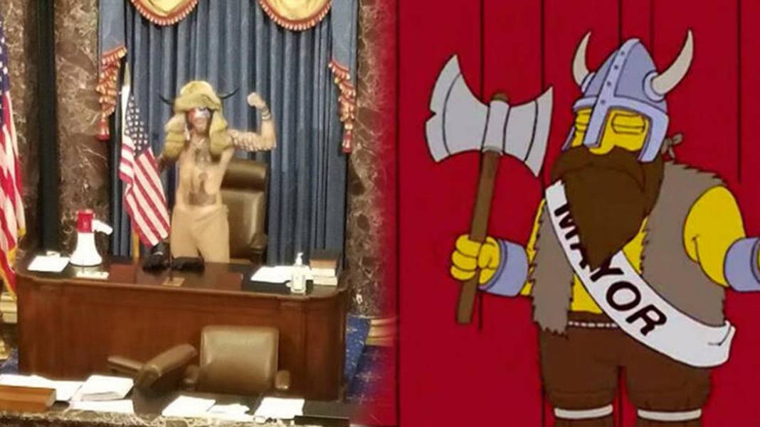 Simpsonlar, Kongre Binasının işgalini de bildi 1