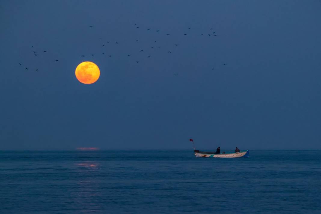 Yakamoz izleri... Görüntüler Van'dan 2