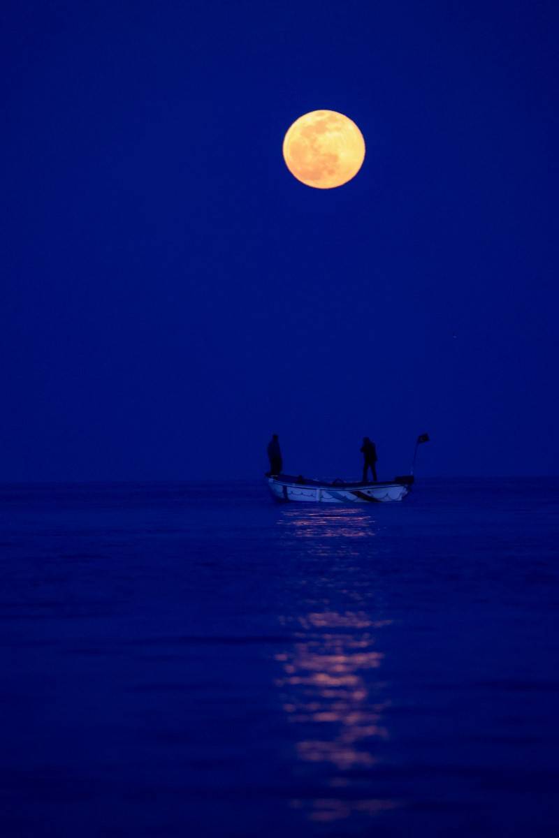 Yakamoz izleri... Görüntüler Van'dan 7